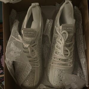 Steve Madden Sparkling White Sneakers